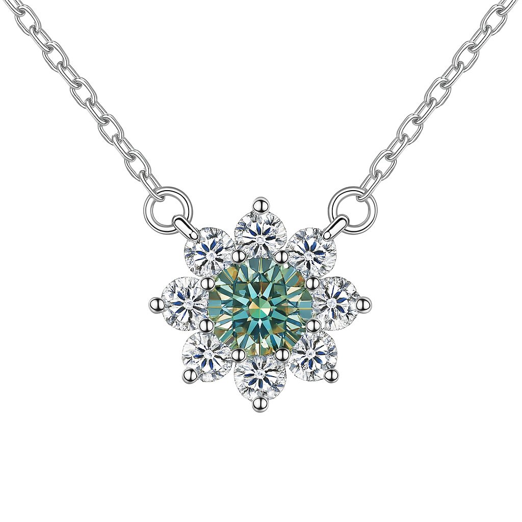 The Sunflower Necklace (1 Carat)