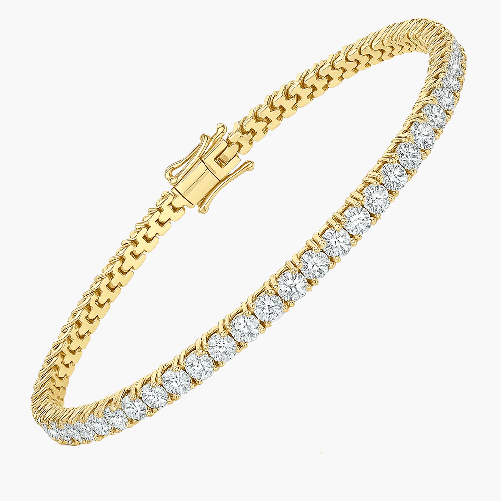 The Cleo Moissanite Tennis Bracelet (3mm)