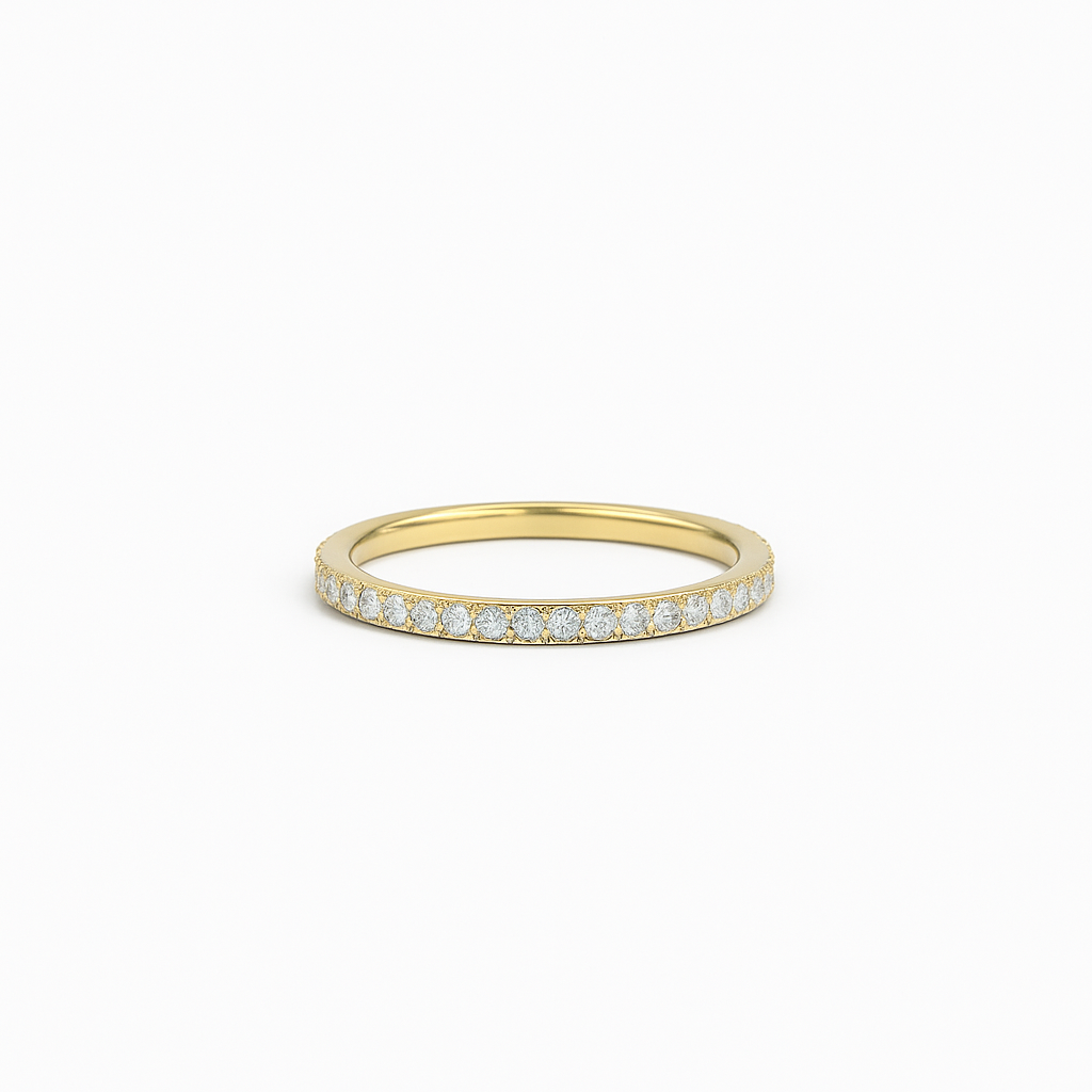 MOISSANITE ETERNITY BAND (2mm)
