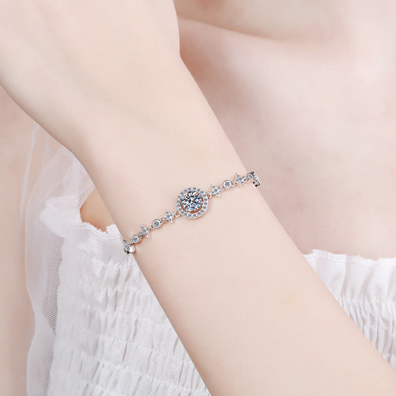 The Bella Moissanite Bracelet (1 Carat)