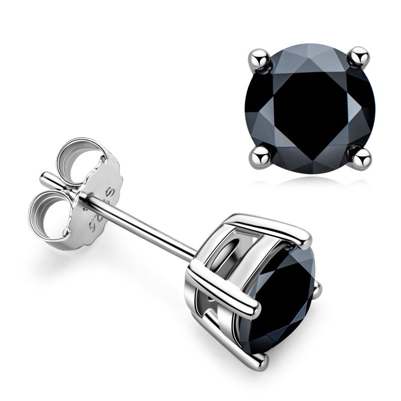 The Back Remy Studs (1 Carat)