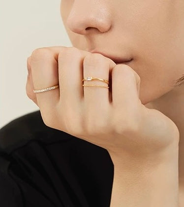 MOISSANITE ETERNITY BAND (2mm)