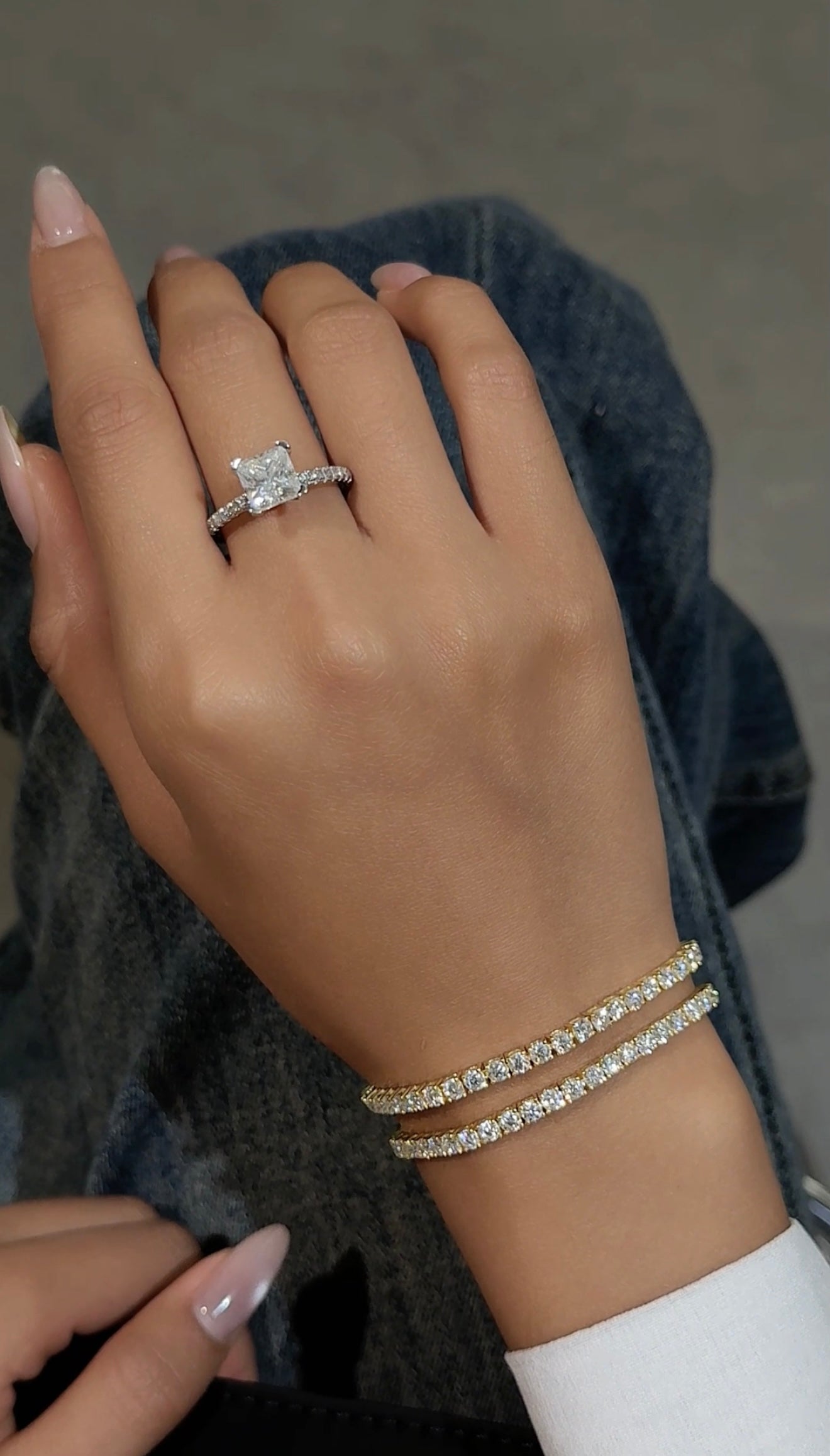 The Cleo Moissanite Tennis Bracelet (3mm)