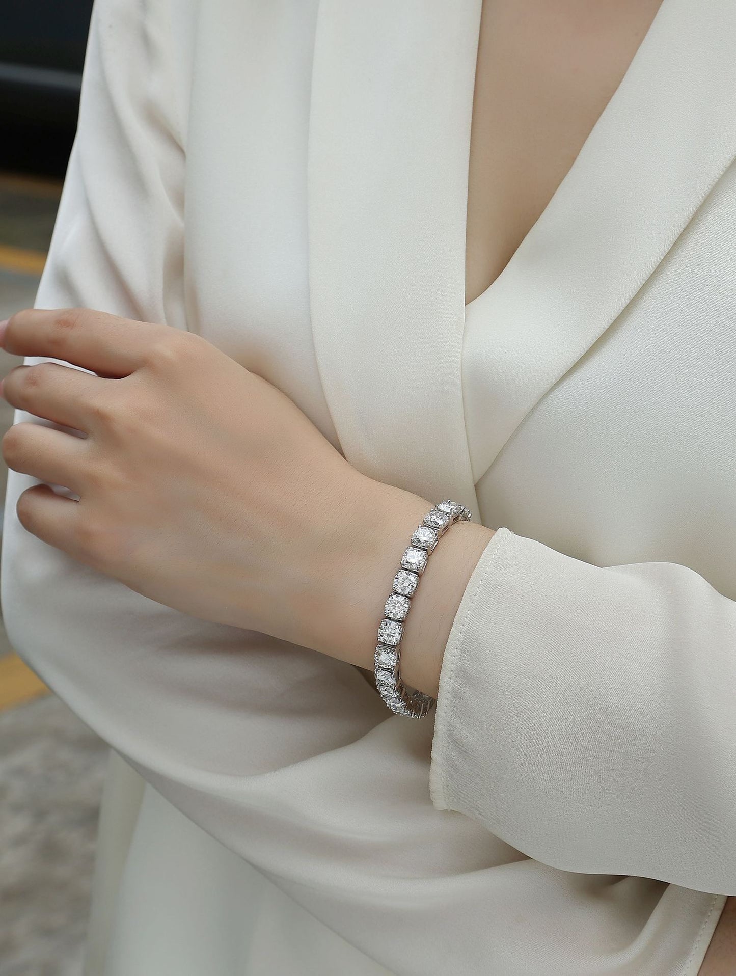 The Willow Moissanite Tennis Bracelet