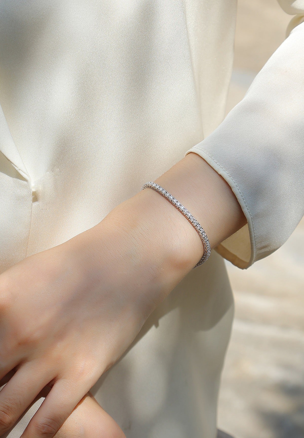 The Willow Moissanite Tennis Bracelet