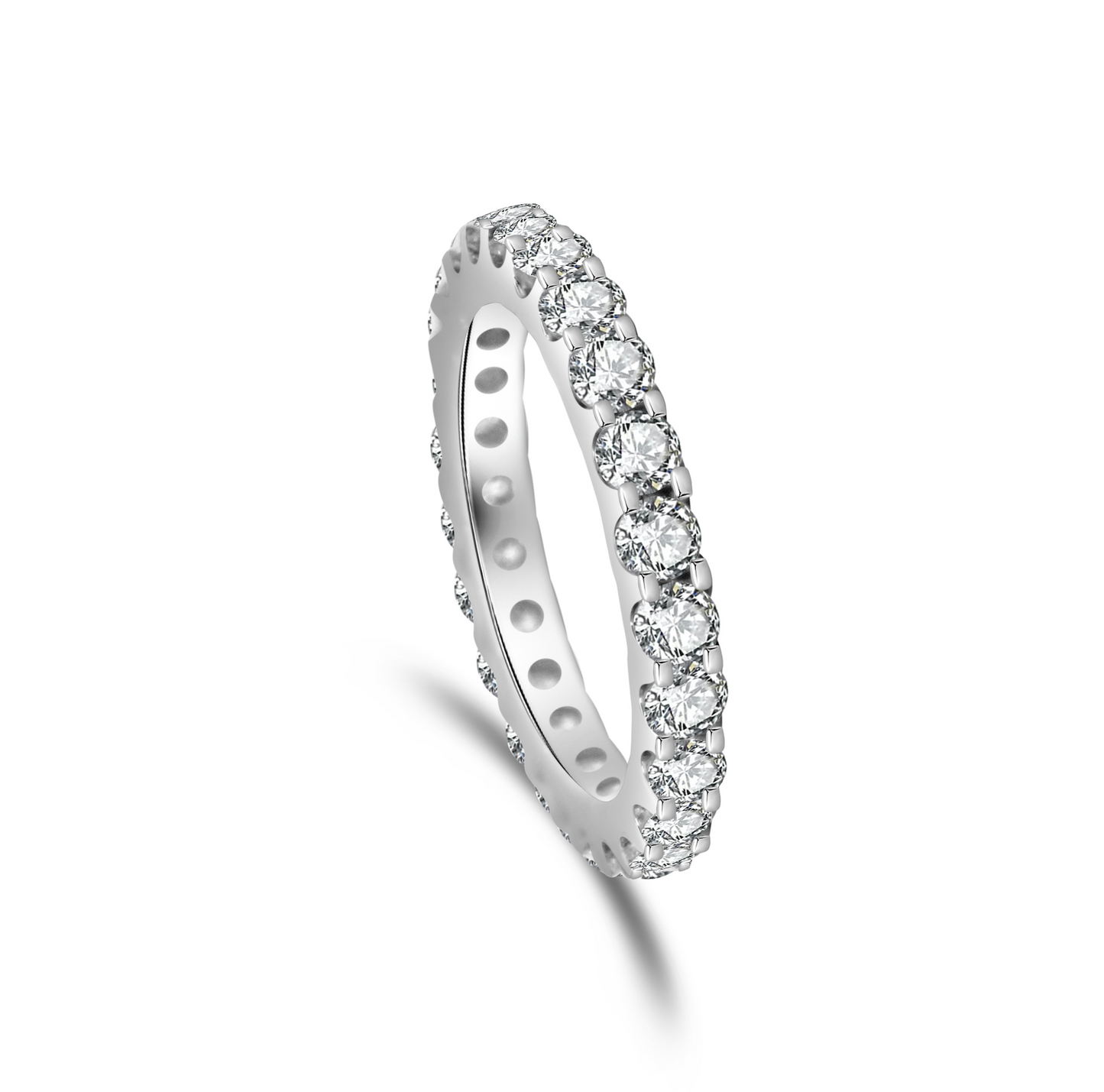 MOISSANITE ETERNITY BAND (3mm)