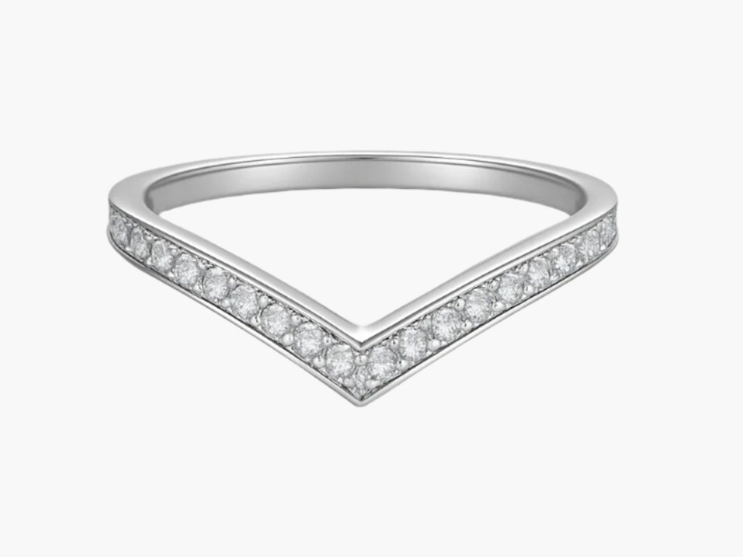 MOISSANITE V BAND