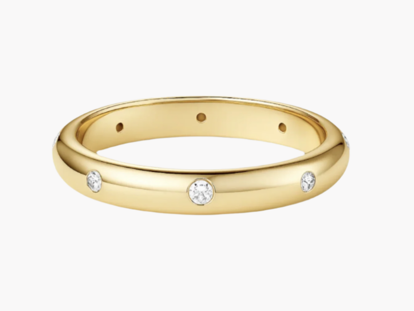 MOISSANITE WEDDING BAND (3mm)