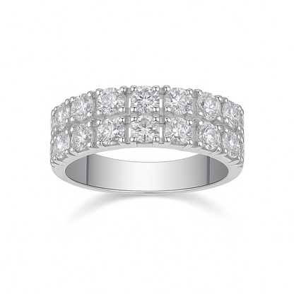 MOISSANITE HALF ETERNITY BAND (5.3mm)