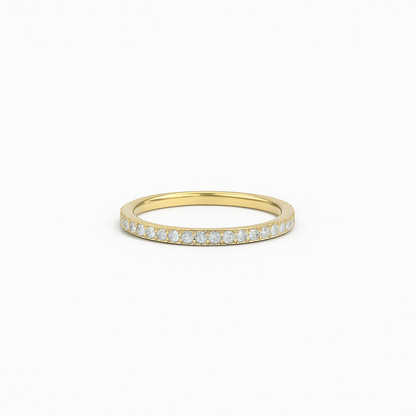 MOISSANITE ETERNITY BAND (2mm)