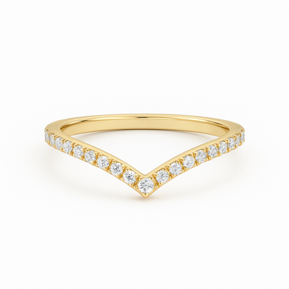 MOISSANITE V BAND