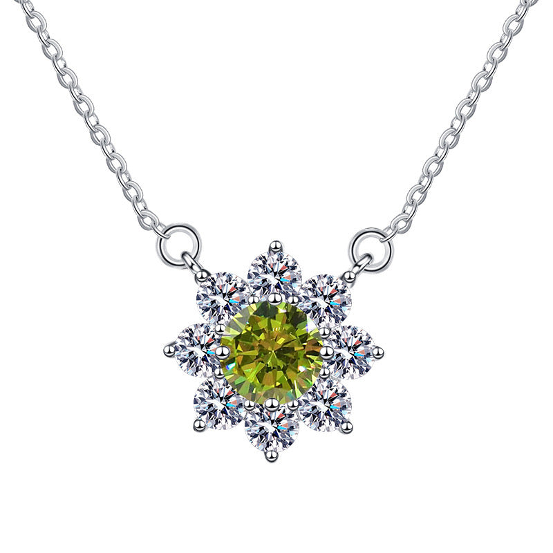 The Sunflower Necklace (1 Carat)