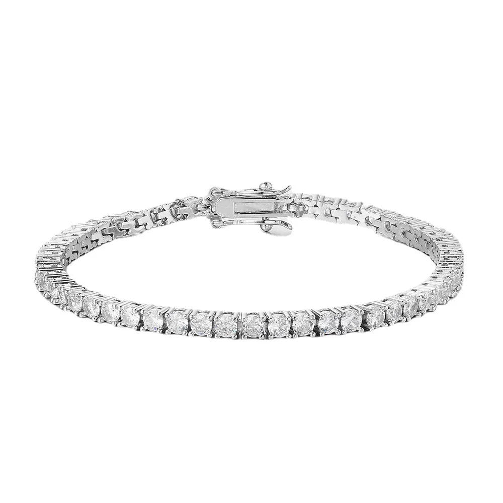 The Cleo Tennis Bracelet (2 mm Moissanite)