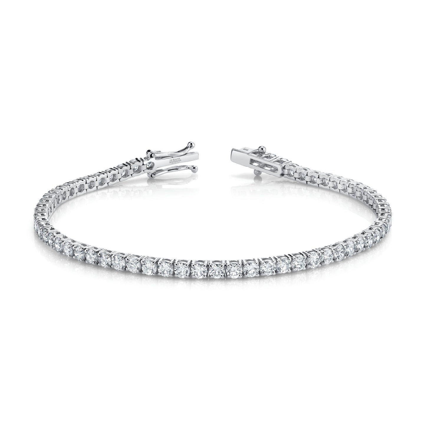 The Cleo Tennis Bracelet (2 mm Moissanite)