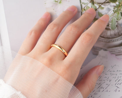 MOISSANITE WEDDING BAND (3mm)