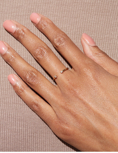 MOISSANITE OPEN BAND (2mm)