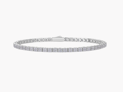 The Lively Moissanite Tennis Bracelet (2.5mm)
