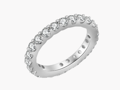 MOISSANITE ETERNITY BAND (3mm)