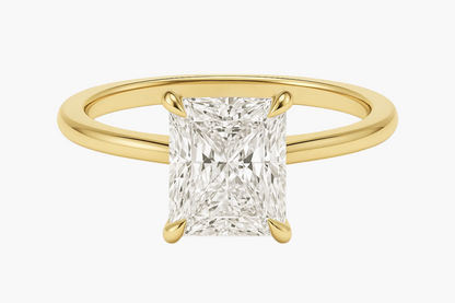RADIANT CUT SOLITAIRE MOISSANITE ENGAGEMENT RING