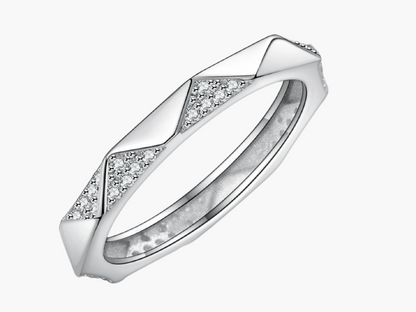 MOISSANITE WEDDING BAND (2.3mm)